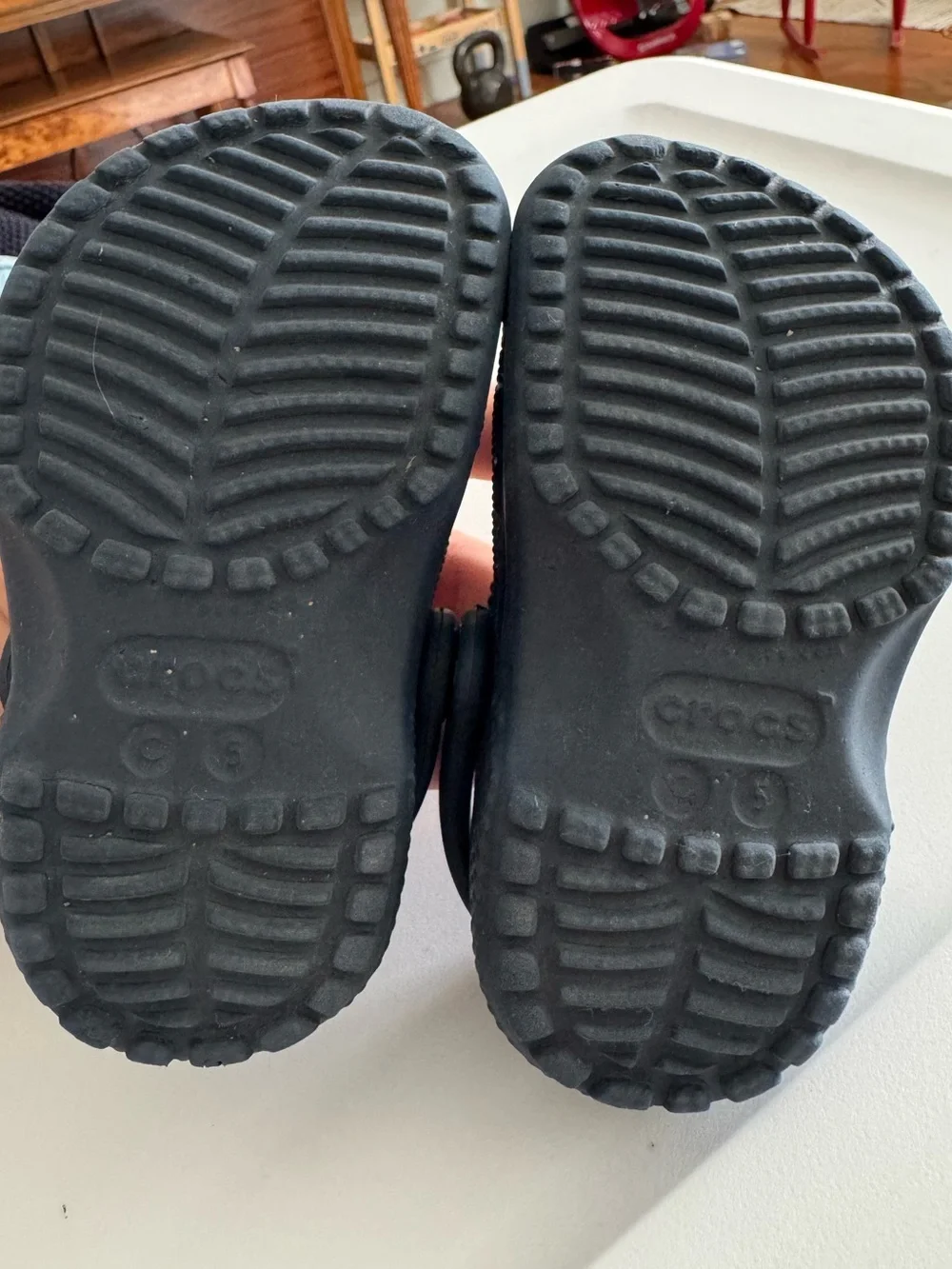 Navy Blue Crocs Shoes